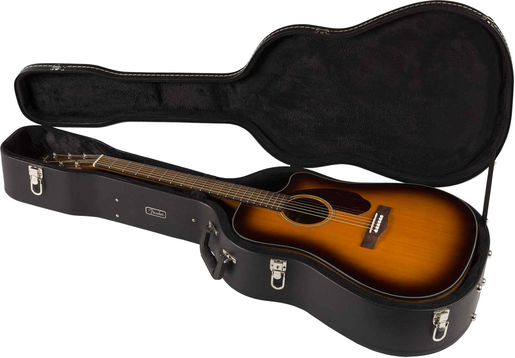 Fender Cd-140sce Classic Design Dreadnought Cw Epicea Ovangkol Wal +etui - Sunburst - Elektro-akoestische gitaar - Variation 5