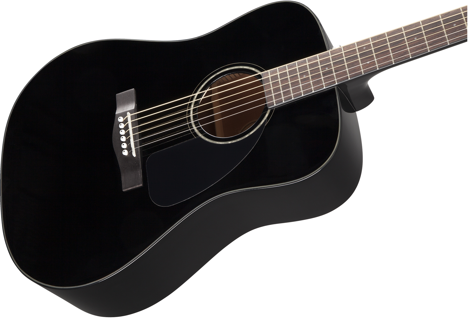 Fender Cd-60 Dreadnought V3 2020 Epicea Acajou Wal - Black - Westerngitaar & electro - Variation 1