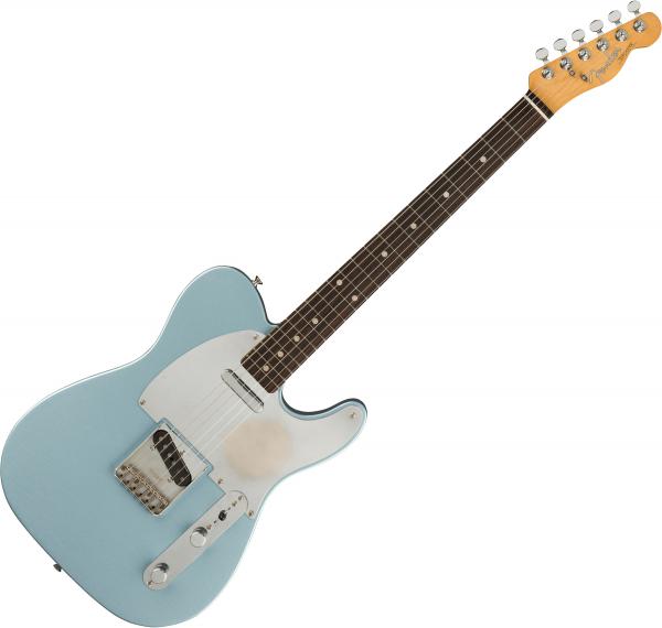 Solid body elektrische gitaar Fender Chrissie Hynde Telecaster (MEX, RW) - Road Worn Faded Ice Blue Metallic 