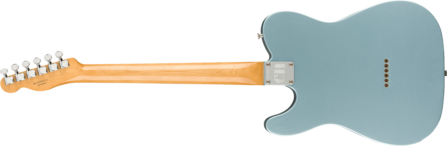 Fender Chrissie Hynde Tele Signature Mex Rw - Road Worn Faded Ice Blue Metallic - Televorm elektrische gitaar - Variation 1
