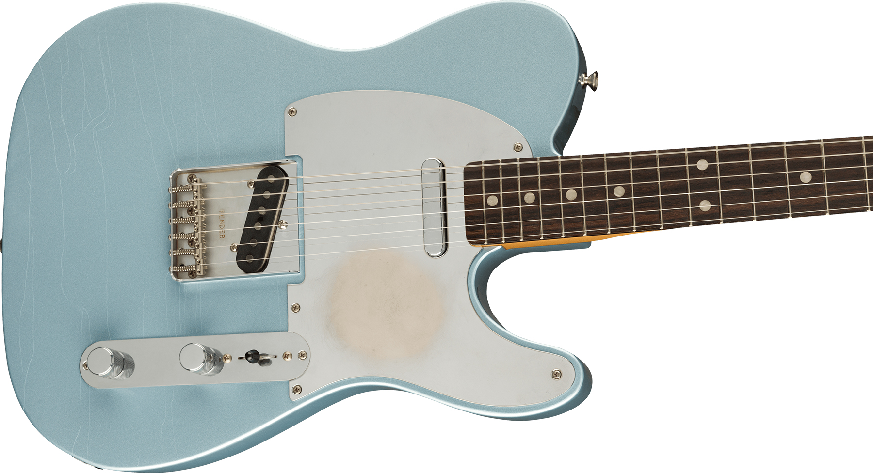 Fender Chrissie Hynde Tele Signature Mex Rw - Road Worn Faded Ice Blue Metallic - Televorm elektrische gitaar - Variation 2