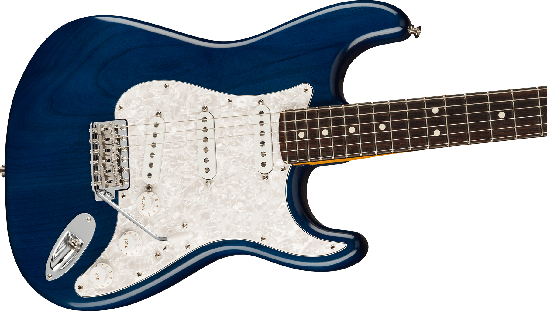 Fender Cory Wong Strat Signature Usa 3s Trem Rw - Sapphire Blue Transparent - Elektrische gitaar in Str-vorm - Variation 2