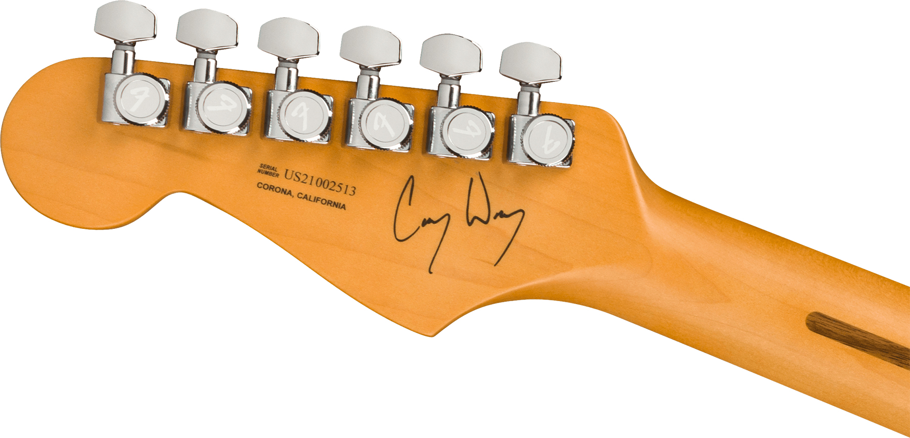 Fender Cory Wong Strat Signature Usa 3s Trem Rw - Sapphire Blue Transparent - Elektrische gitaar in Str-vorm - Variation 3