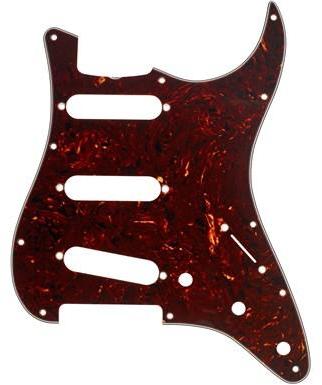 Pickguard Fender 11-Hole '60s Vintage-Style Stratocaster SSS Pickguards - Tortoise Shell