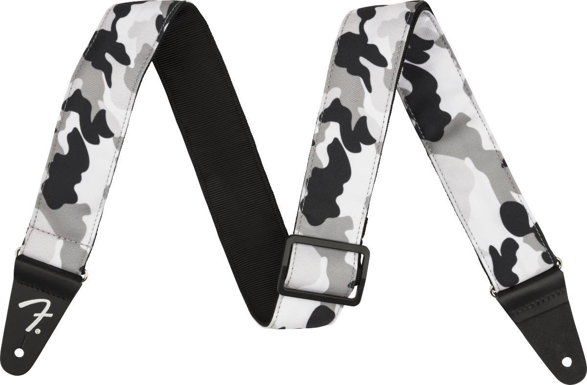 Fender 2 Inches Camo Guitar Strap Nylon Winter - Gitaarriem - Main picture