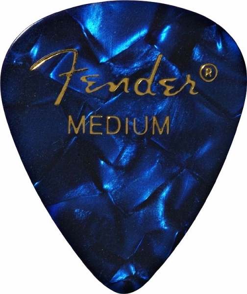 Fender 351 Shape Premium Medium Blue Moto - Plectrum - Main picture