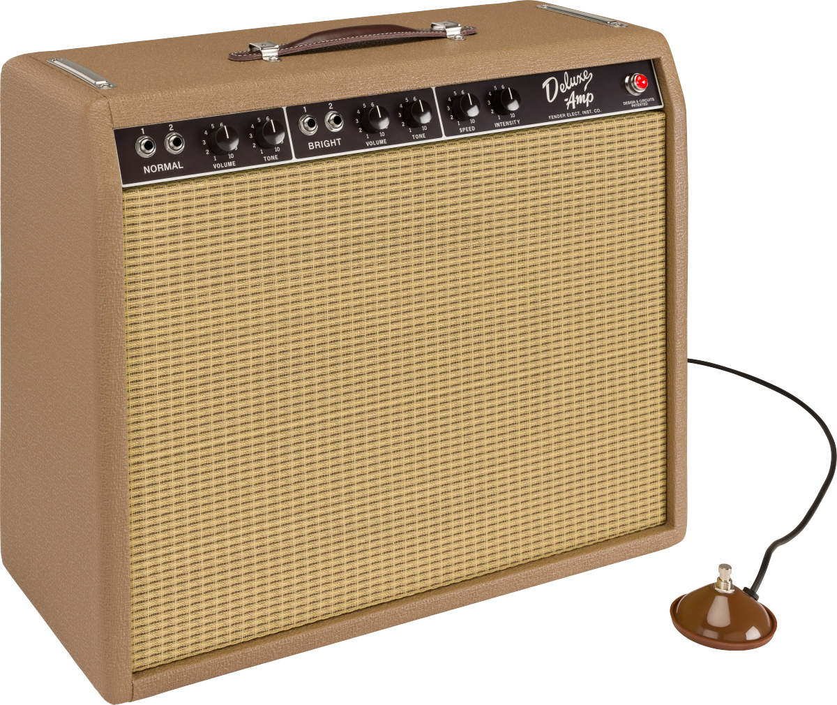 Fender 62 Deluxe Amp American Vintage Combo 20w 6v6 1x12 Brown - Combo voor elektrische gitaar - Main picture