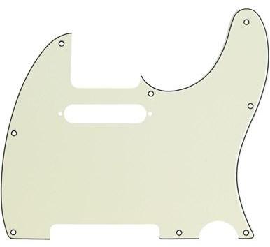 Pickguard Fender 8-Hole Mount Multi-Ply Telecaster Pickguards - Mint Green