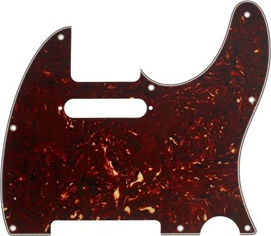 Fender 8-hole Mount Multi-ply Telecaster Pickguards - Tortoise Shell - Pickguard - Main picture