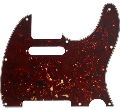 Pickguard Fender 8-Hole Mount Multi-Ply Telecaster Pickguards - Tortoise Shell
