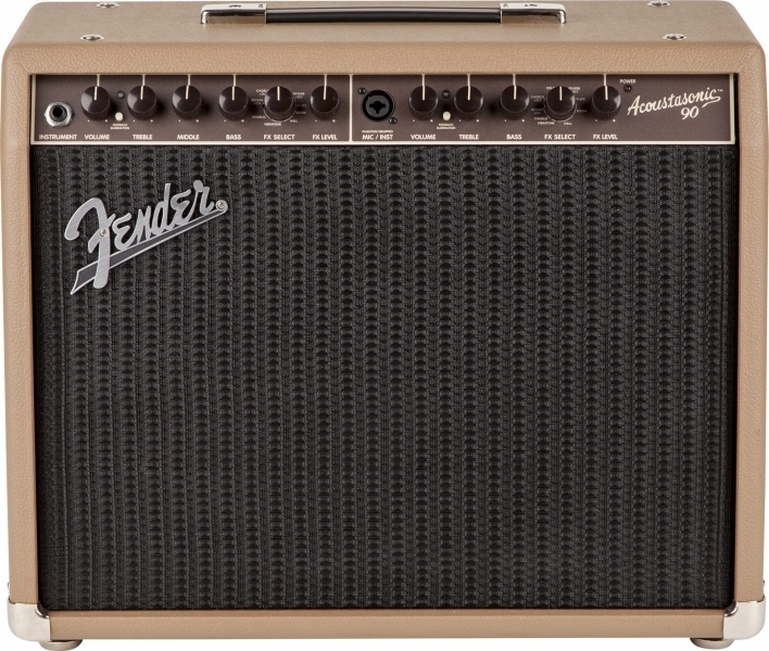 Fender Acoustasonic 90 90w 1x8 Brown - Combo voor akoestische gitaar - Main picture