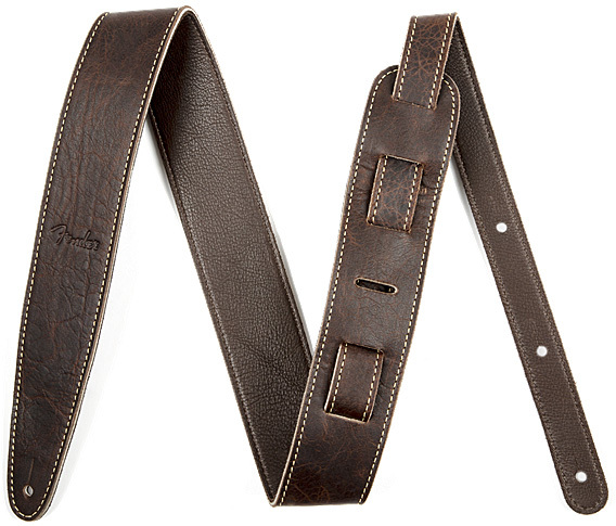 Fender Artisan Crafted Leather Straps 2inc. Brown - Gitaarriem - Main picture