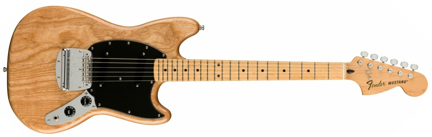 Fender Ben Gibbard Mustang Signature Mex Mn - Natural - Retro-rock elektrische gitaar - Main picture