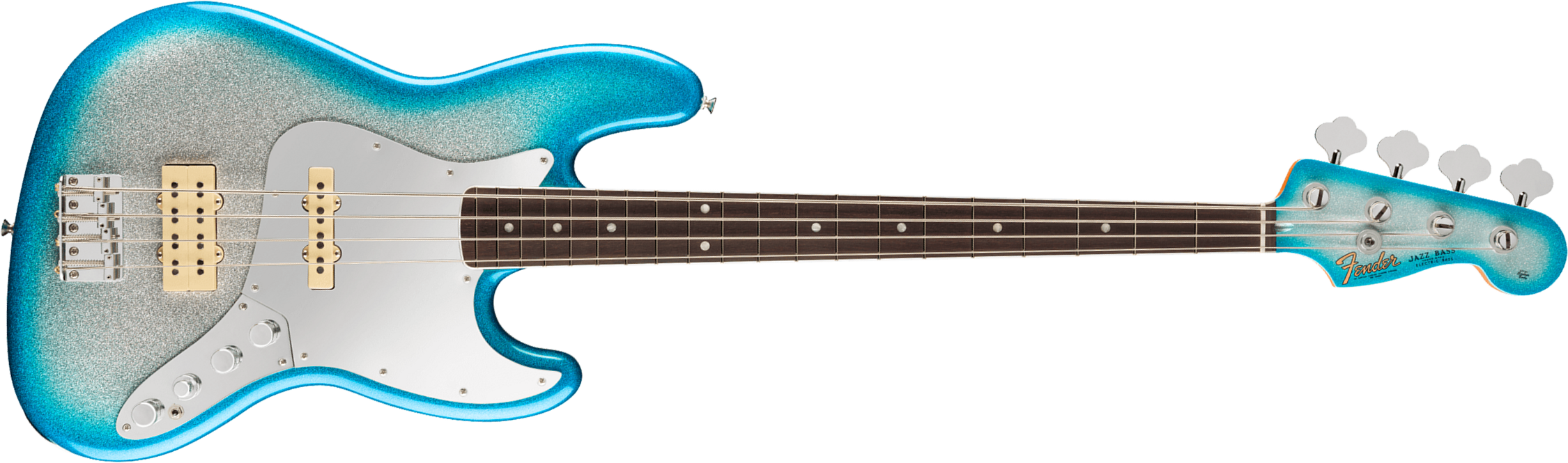 Fender Blu Detiger Jazz Bass Player Plus X Ltd Signature Active Rw - Sky Burst Sparkle - Solid body elektrische bas - Main picture