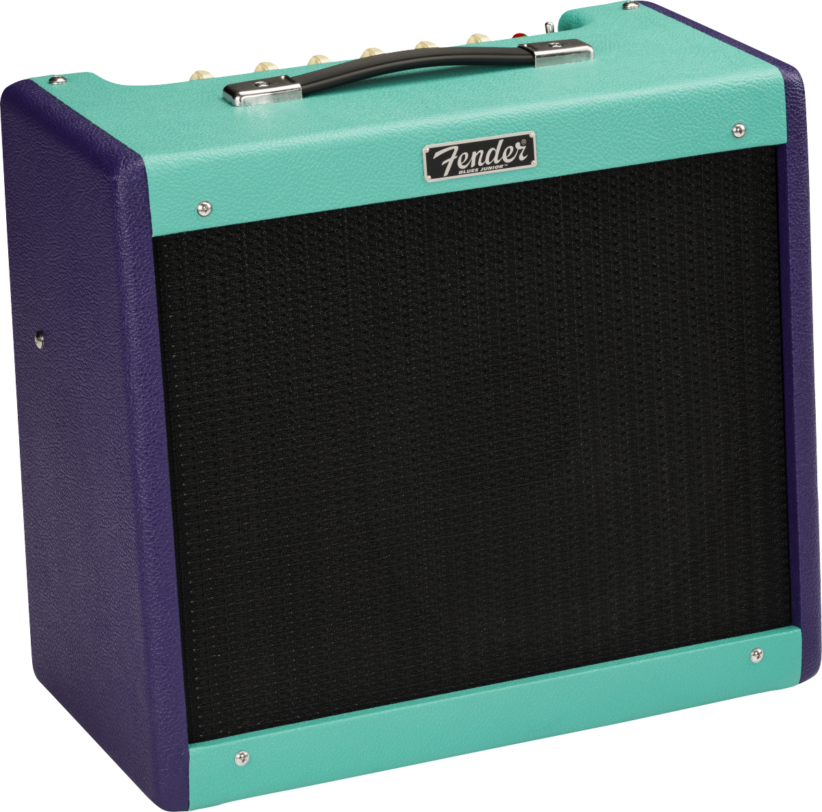 Fender Blues Junior Iv Fsr Ltd 15w 1x12 Jensen Cannabis Rex Purple Seafoam - Combo voor elektrische gitaar - Main picture