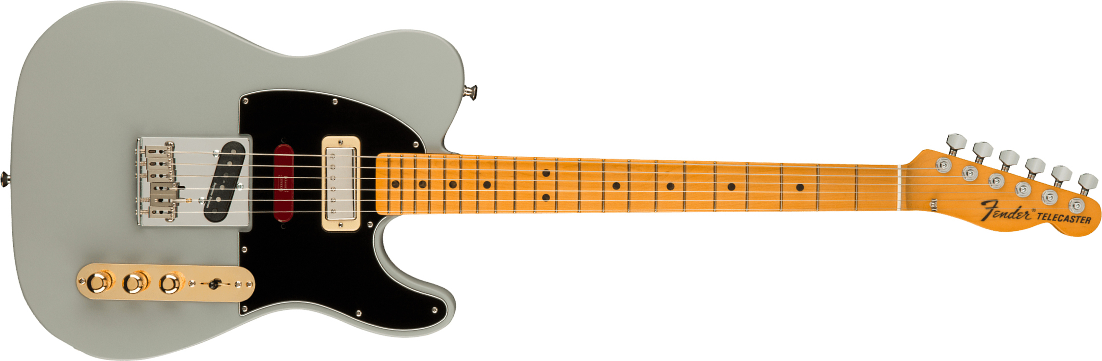 Fender Brent Mason Tele Signature Usa Ssh B-bender Mn - Primer Gray - Televorm elektrische gitaar - Main picture