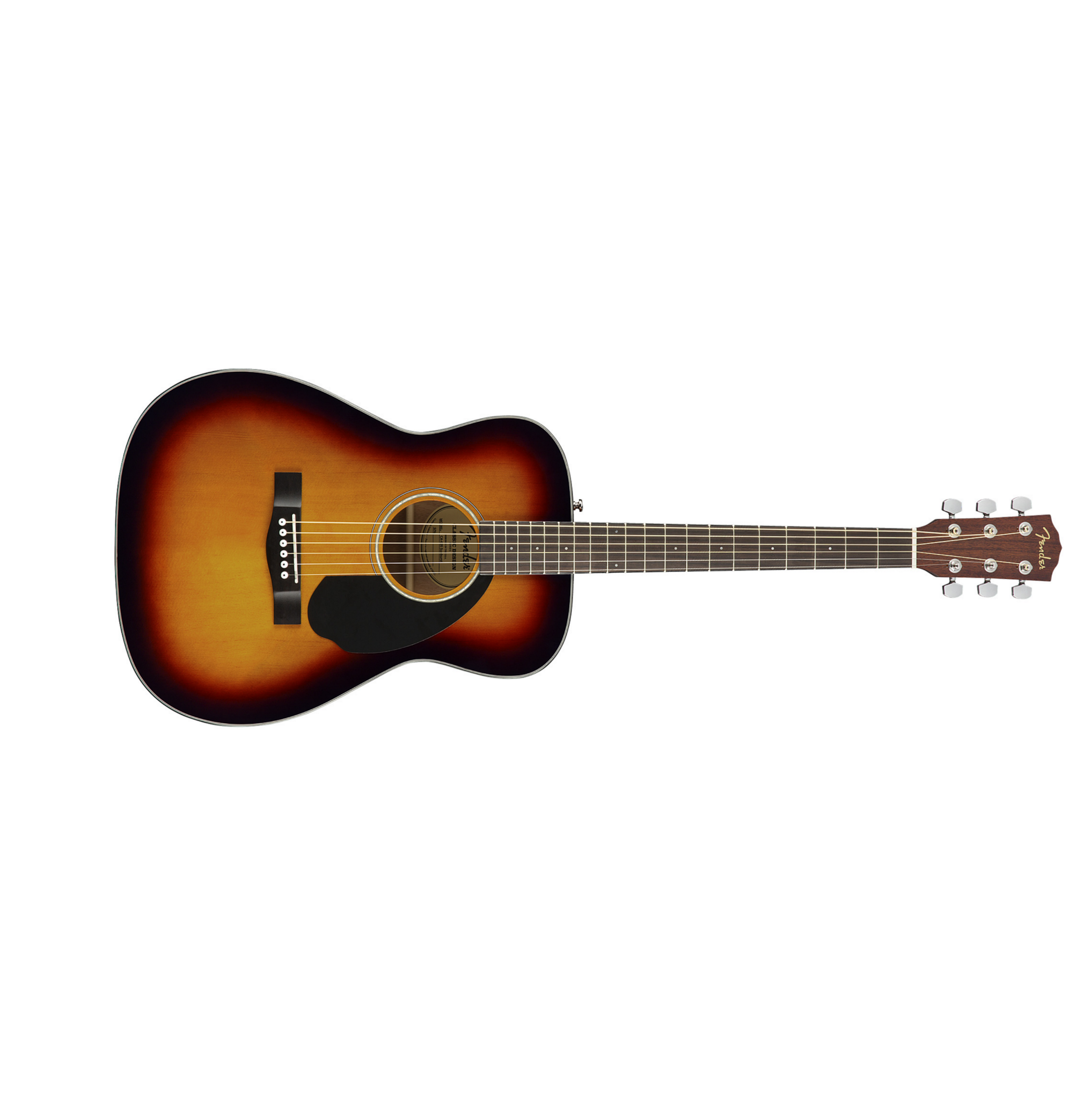 Fender Cc-60s Concert Epicea Acajou 2017 - Sunburst - Westerngitaar & electro - Main picture