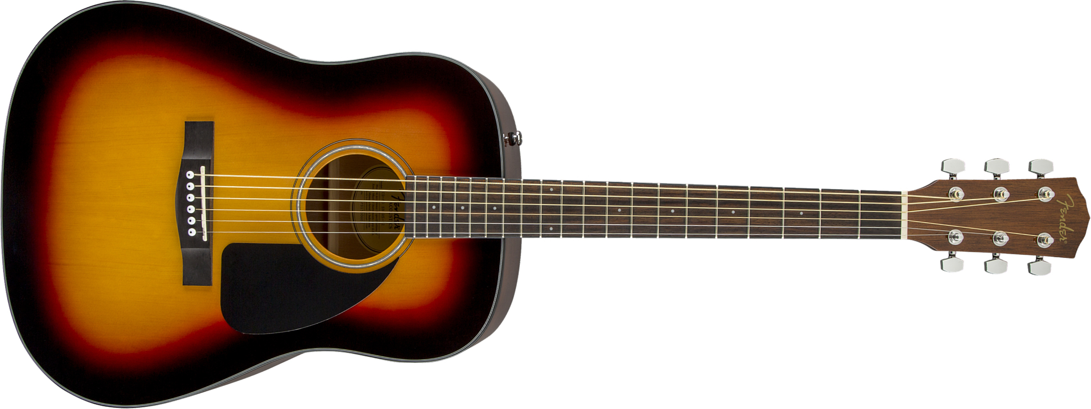 Fender Cd-60 Dreadnought V3 2020 Epicea Acajou Wal - Sunburst - Westerngitaar & electro - Main picture