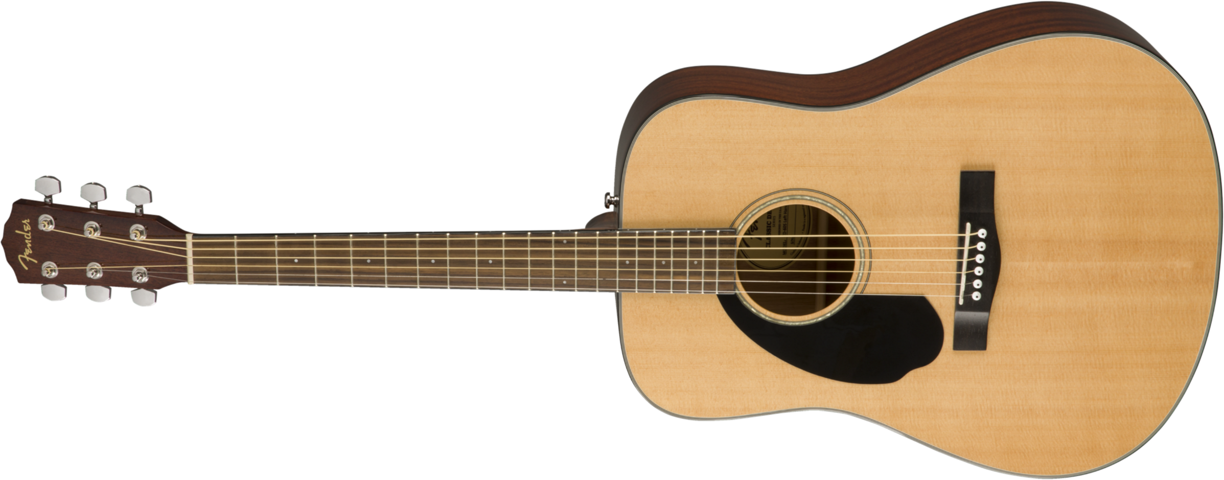 Fender Cd60s Lh Gaucher Dreadnought Wal - Naturel - Westerngitaar & electro - Main picture