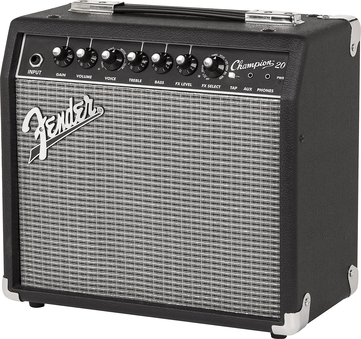 Fender Champion 20 2013 20w 1x8 Black - Combo voor elektrische gitaar - Main picture