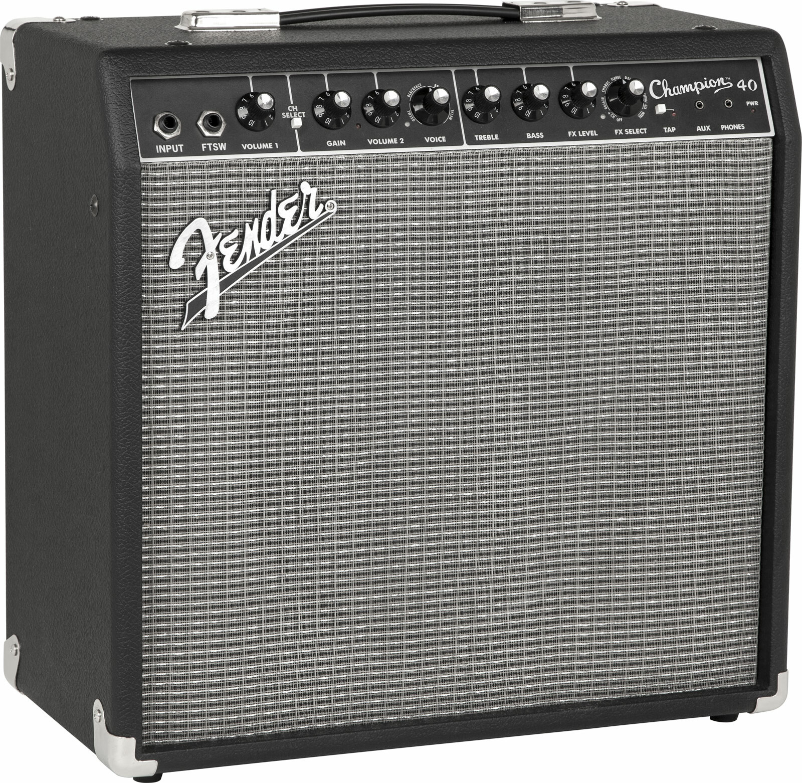 Fender Champion 40 2013 40w 1x12 Black - Combo voor elektrische gitaar - Main picture