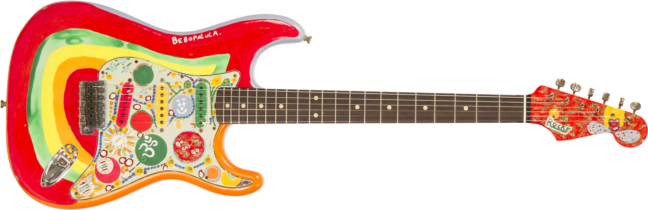 Fender Custom Shop George Harrison Strat Masterbuilt P.waller Signature Rw #83840 - Rocky - Elektrische gitaar in Str-vorm - Main picture