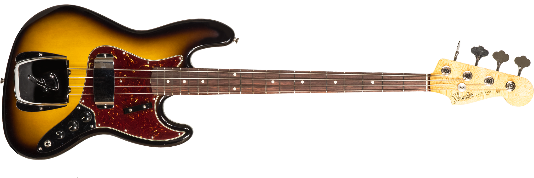 Fender Custom Shop Jazz Bass 1964 Rw #r126513 - Closet Classic 2-color Sunburst - Solid body elektrische bas - Main picture