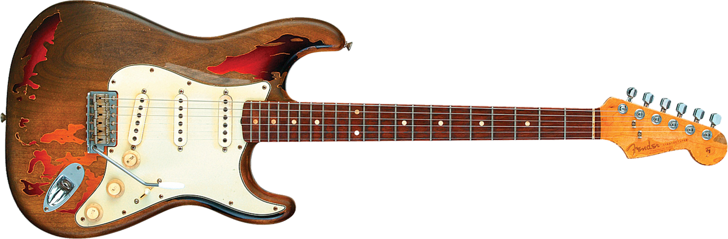 Fender Custom Shop Rory Gallagher Strat Rw - Relic 3-color Sunburst - Elektrische gitaar in Str-vorm - Main picture