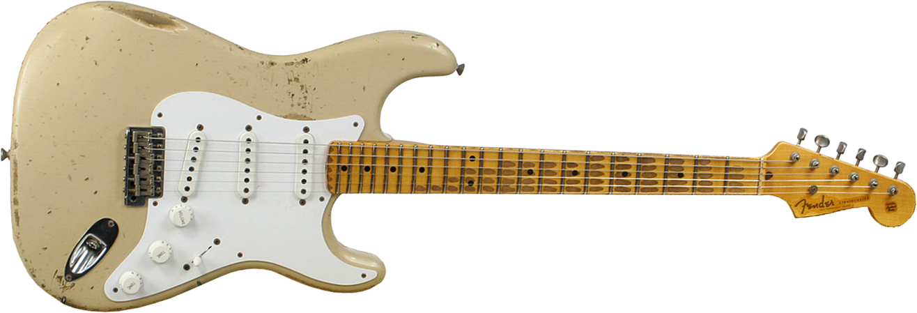 Fender Custom Shop Strat 1954 60th Anniversary Mn - Heavy Relic, Desert Sand - Elektrische gitaar in Str-vorm - Main picture