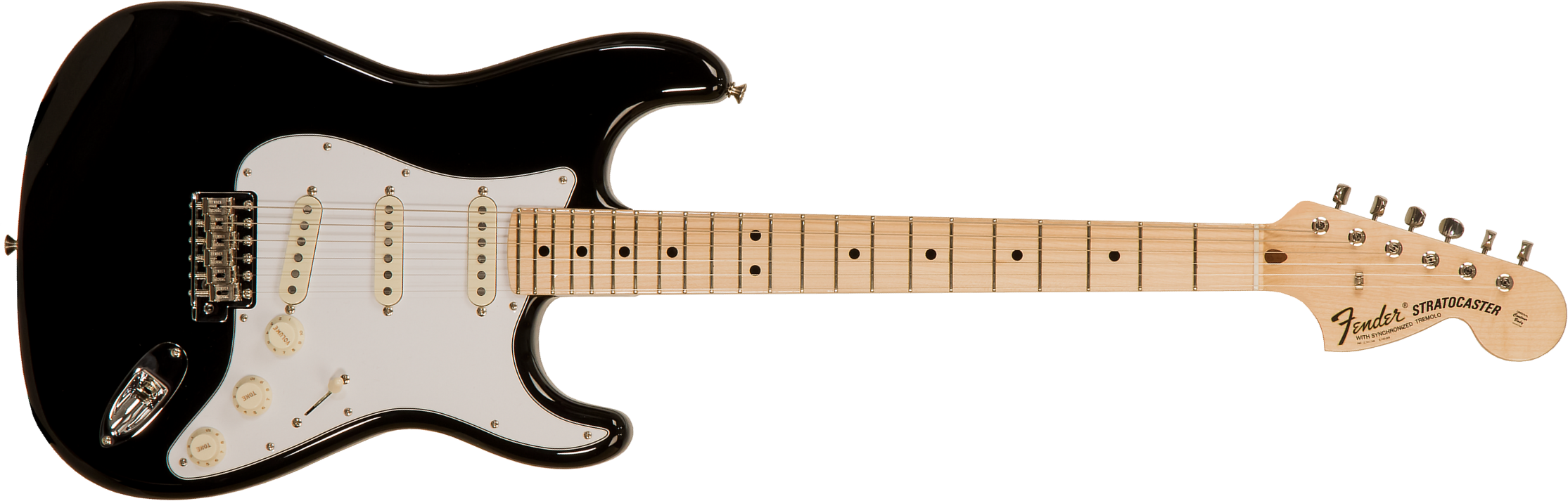 Fender Custom Shop Strat 1969 3s Trem Mn #r123423 - Nos Black - Elektrische gitaar in Str-vorm - Main picture