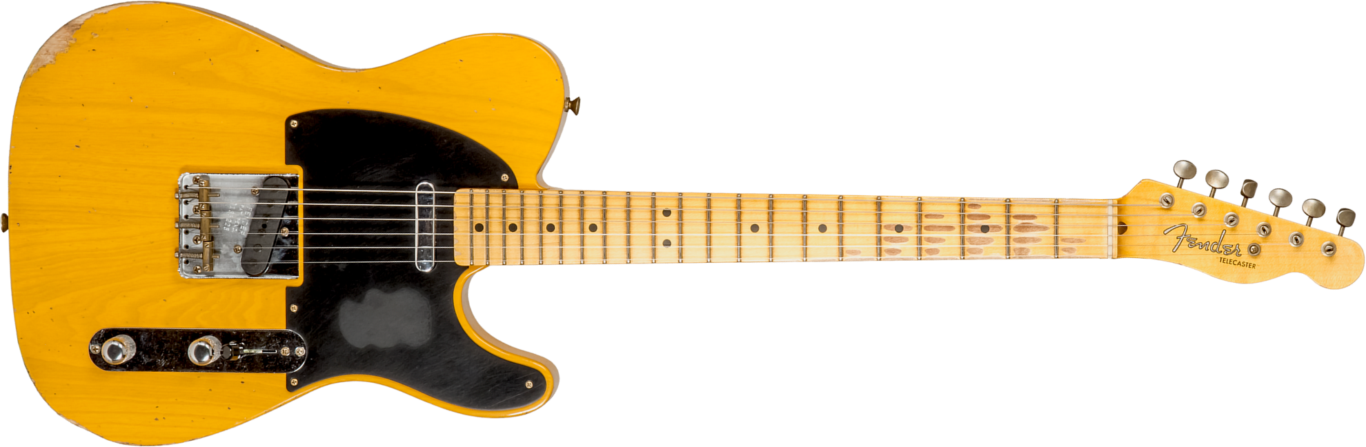 Fender Custom Shop Tele 1952 2s Ht Mn #r135225 - Relic Aged Buttercotch Blonde - Televorm elektrische gitaar - Main picture