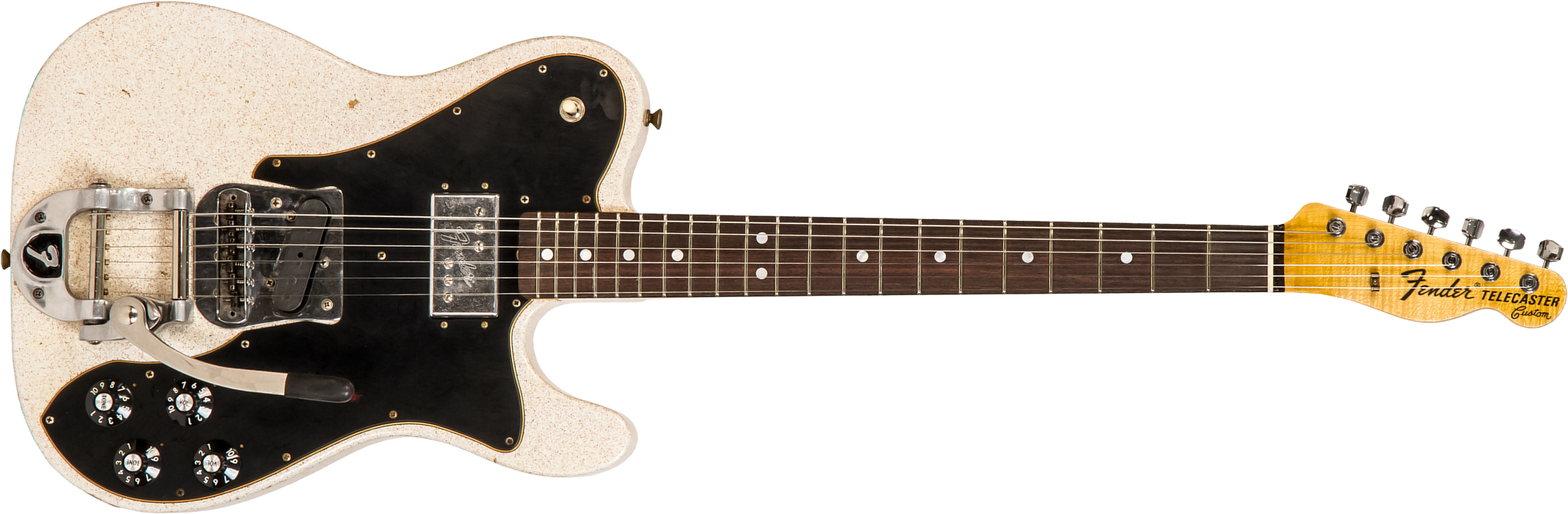 Fender Custom Shop Tele Custom '70s Sh Trem Bigsby Rw #cz548336 - Journeyman Relic Autumn Shimmer - Televorm elektrische gitaar - Main picture