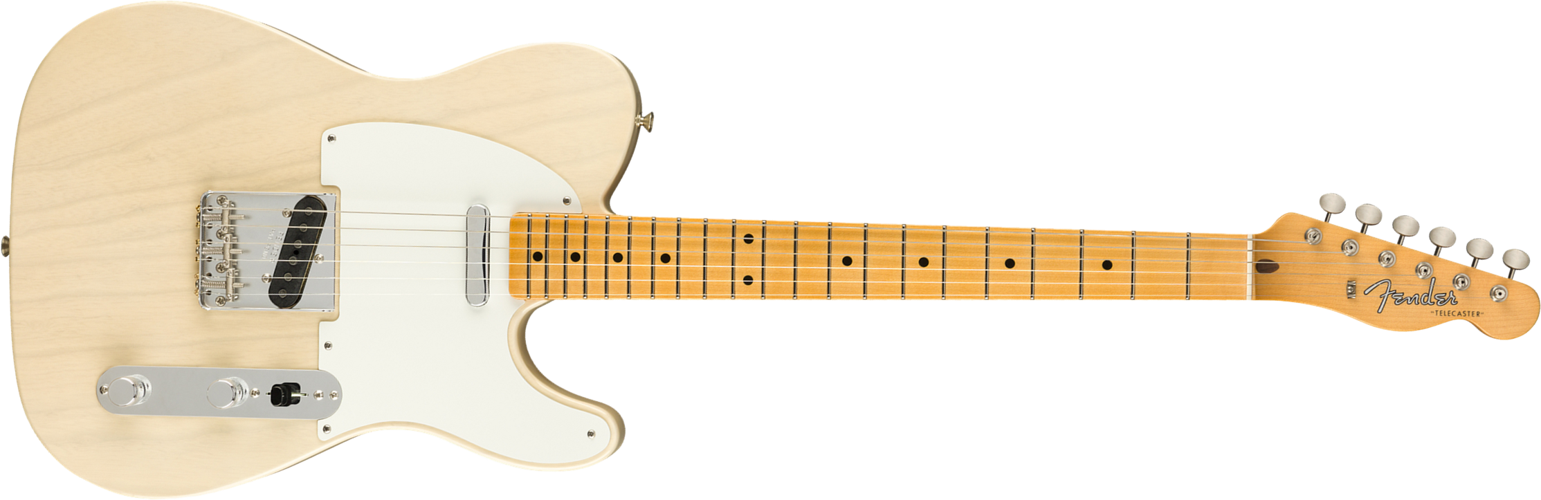Fender Custom Shop Tele Vintage Custom 1958 Top Load Ltd Mn - Nos Aged White Blonde - Televorm elektrische gitaar - Main picture