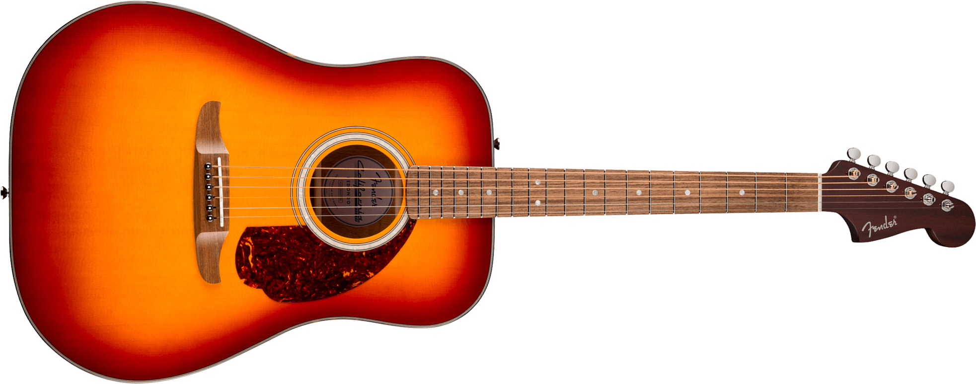 Fender Deluxe Redondo California Dreadnought Epicea Acajou Noy - Sienna Sunburst - Folk gitaar - Main picture