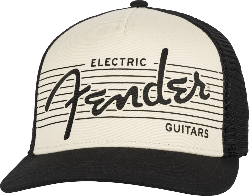 Fender Electric Guitar Hat Black / Cream - Casquette - Taille Unique - Pet - Main picture
