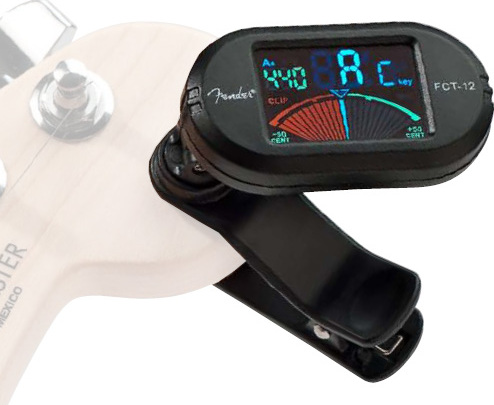 Fender Fct-12 Color Clip-on Tuner - Gitaarstemmer - Main picture