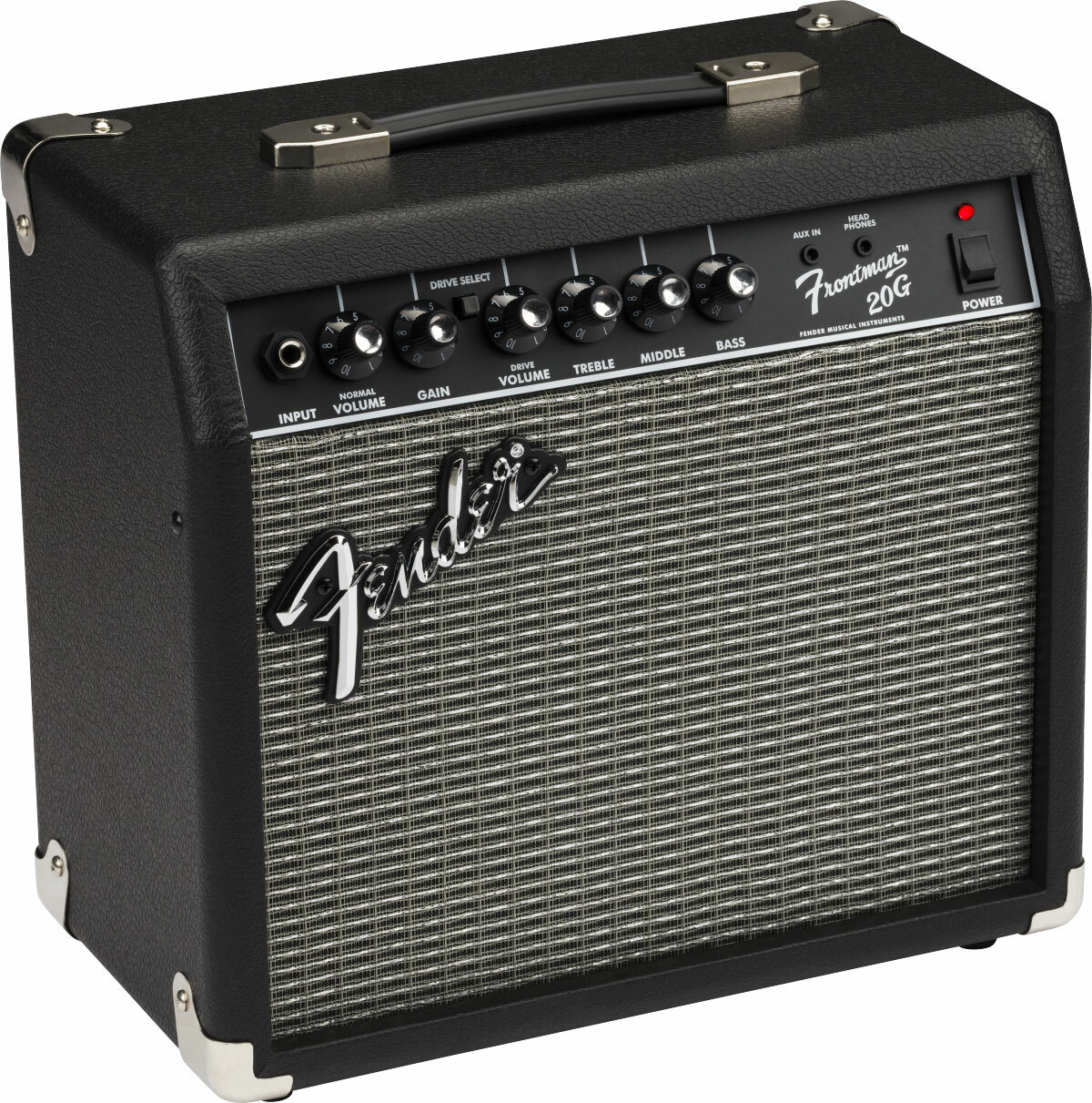Fender Frontman 20g 20w 1x8 Black - Combo voor elektrische gitaar - Main picture