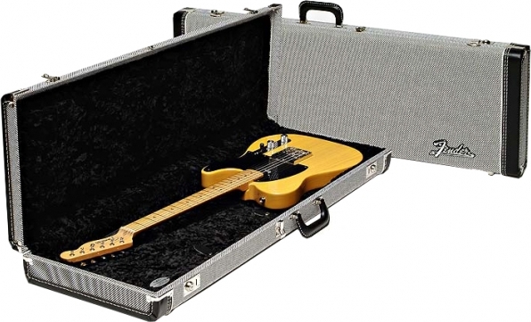 Fender G&g Deluxe Hardshell Guitar Case Strat/tele Tweed/black - Elektrische gitaarkoffer - Main picture