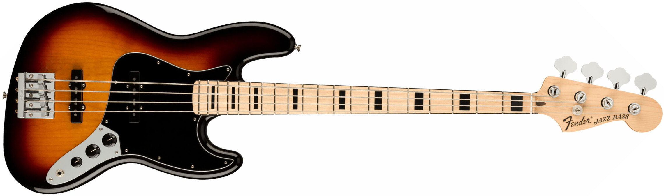Fender Geddy Lee Jazz Bass Signature Mex Mn - 3-color Sunburst - Solid body elektrische bas - Main picture