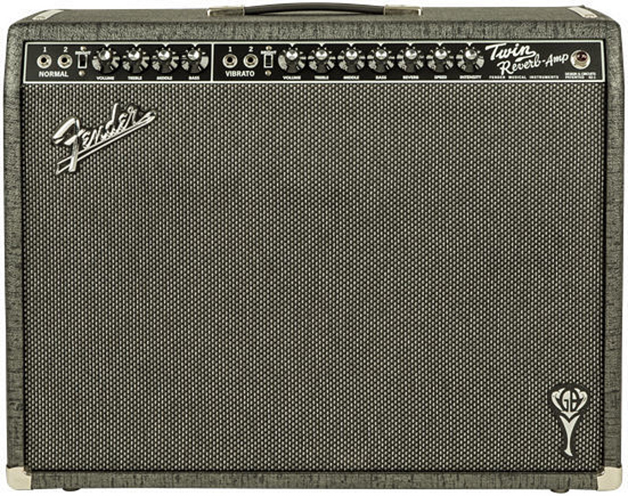 Fender George Benson Gb Twin Reverb 85w Gray 2x12 - Combo voor elektrische gitaar - Main picture