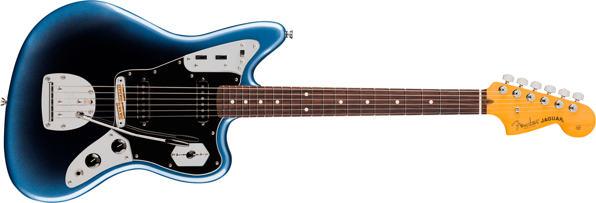 Fender Jaguar American Pro. Usa Shsc 2s Trem Rw - Dark Night - Retro-rock elektrische gitaar - Main picture