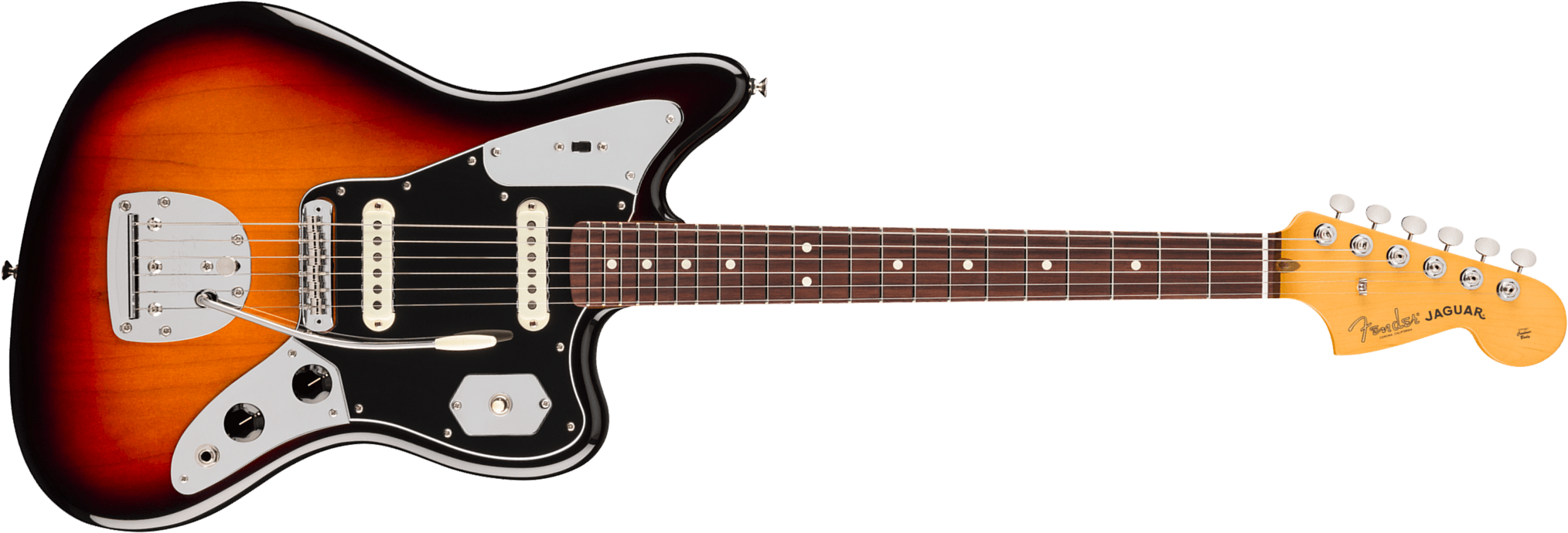 Fender Jaguar Classic American Pro Usa Shsc 2s Trem Rw - 3-color Sunburst - Retro-rock elektrische gitaar - Main picture