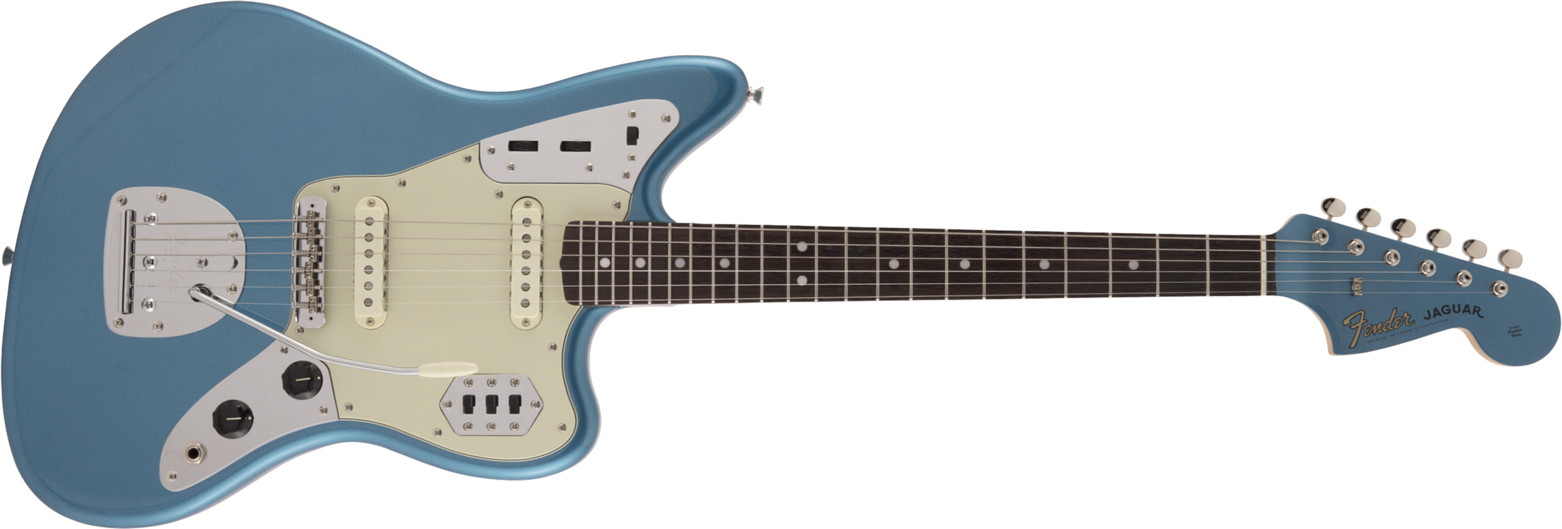 Fender Jaguar Traditional 60s Jap Rw - Lake Placid Blue - Retro-rock elektrische gitaar - Main picture