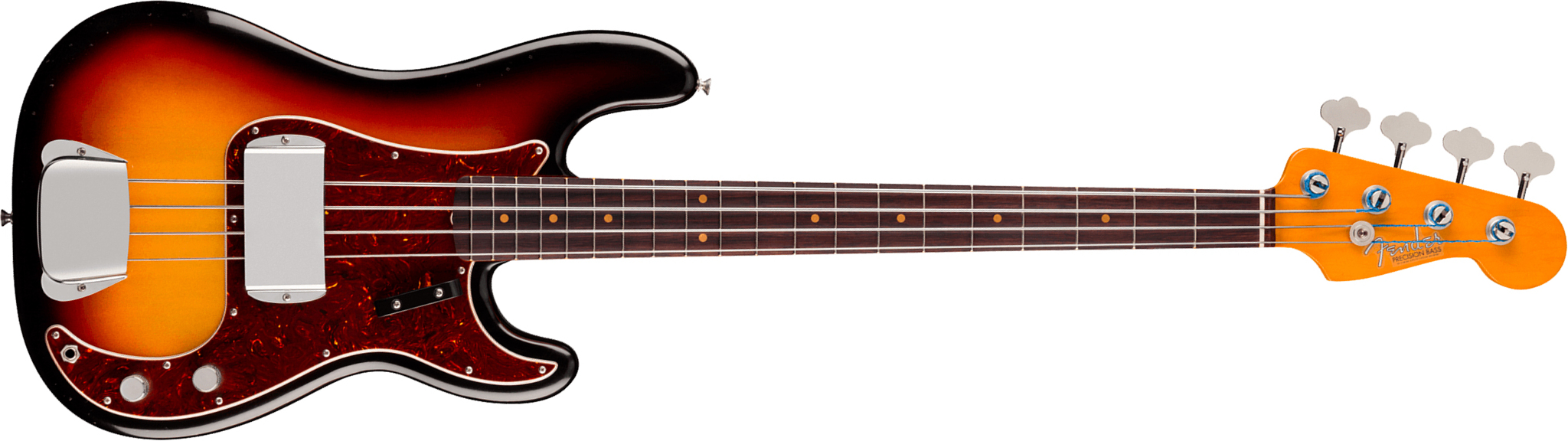 Fender James Jamerson Precision Bass 1962 Signature Usa Rw - Heirloom 3-color Sunburst - Solid body elektrische bas - Main picture