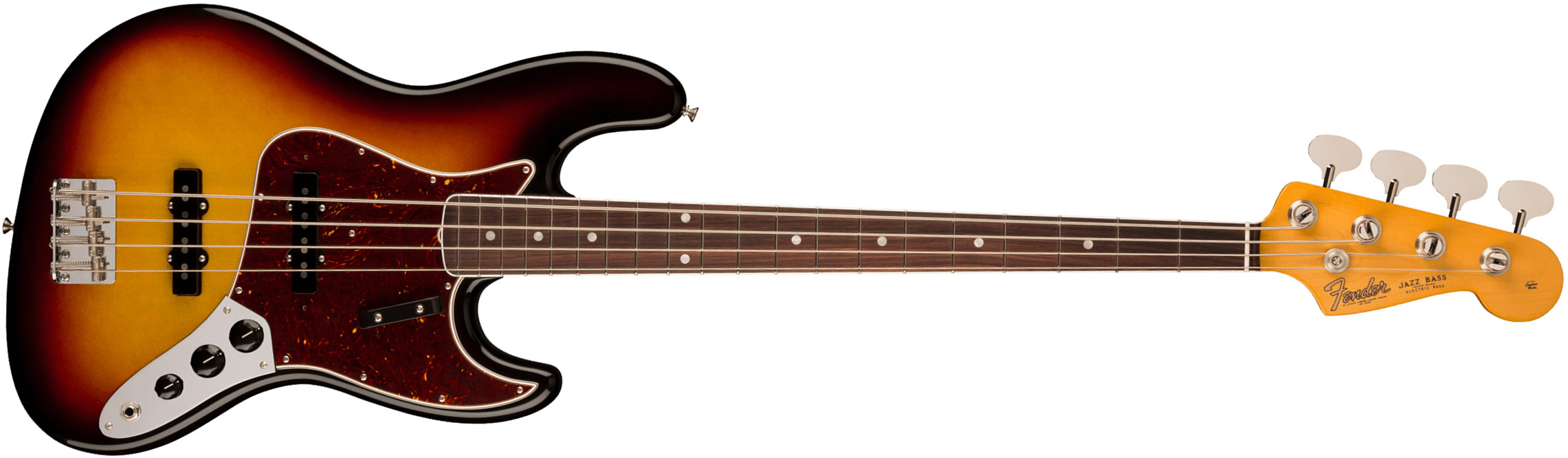 Fender Jazz Bass 1966 American Vintage Ii Usa Rw - 3-color Sunburst - Solid body elektrische bas - Main picture