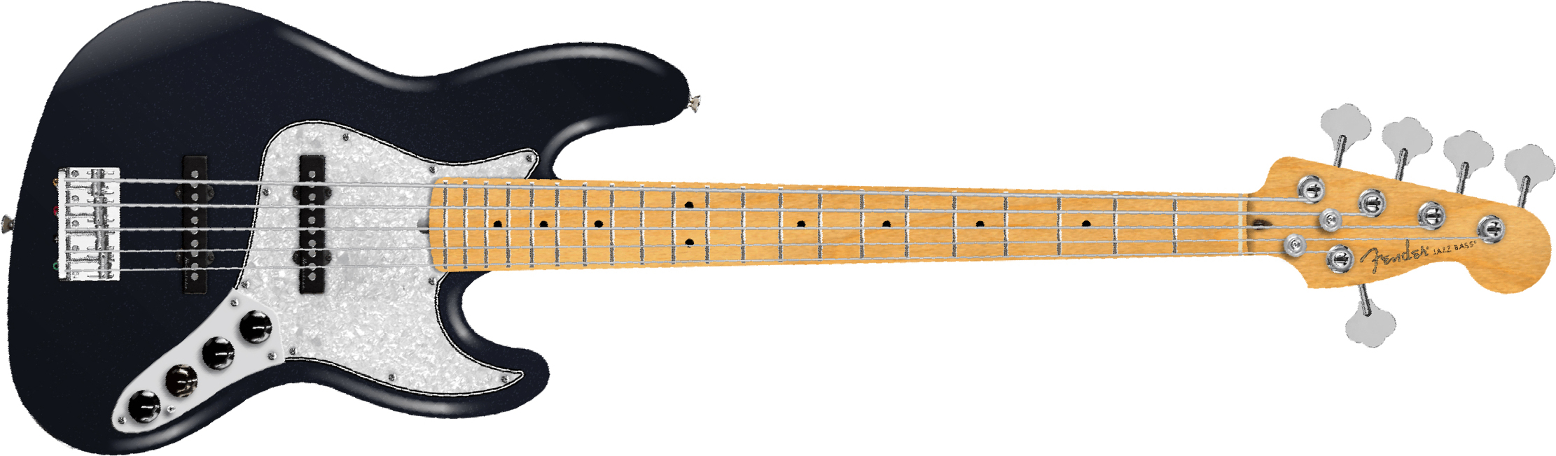 Fender Jazz Bass Active V Player Ii Modified Mex 5c Mn - Dusk - Solid body elektrische bas - Main picture