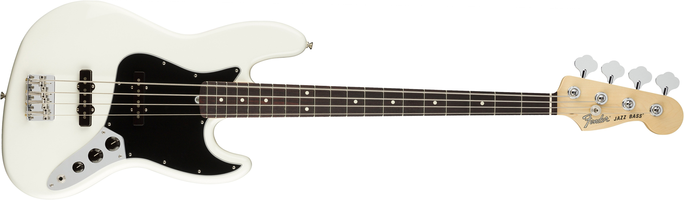 Fender Jazz Bass American Performer Usa Rw - Arctic White - Solid body elektrische bas - Main picture