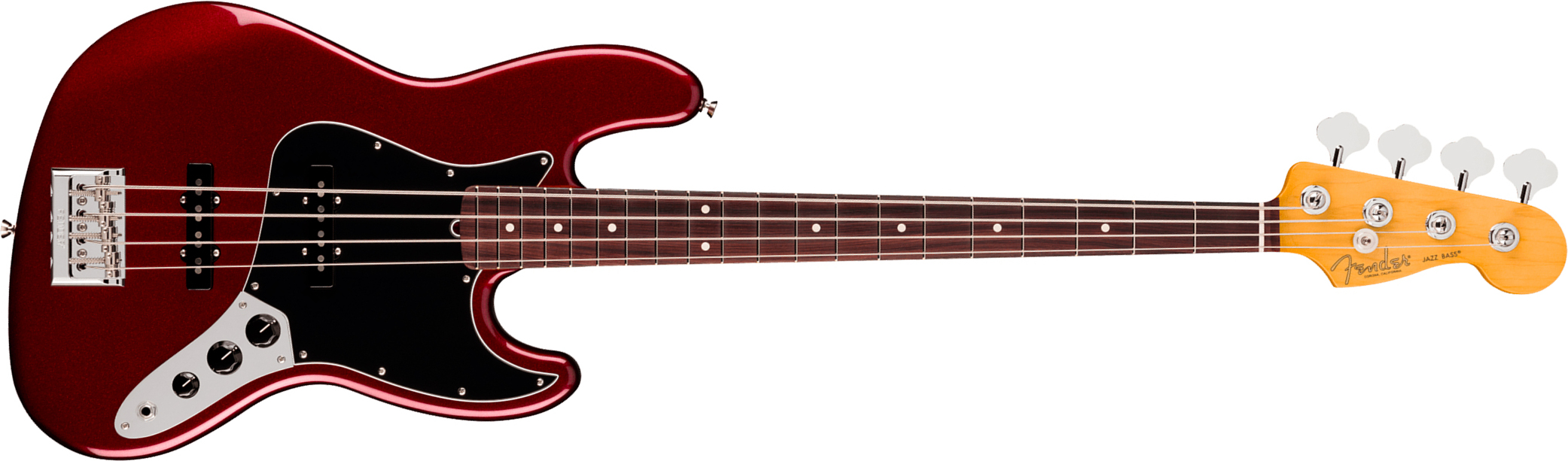Fender Jazz Bass American Pro. Usa Rw - Oxblood - Solid body elektrische bas - Main picture