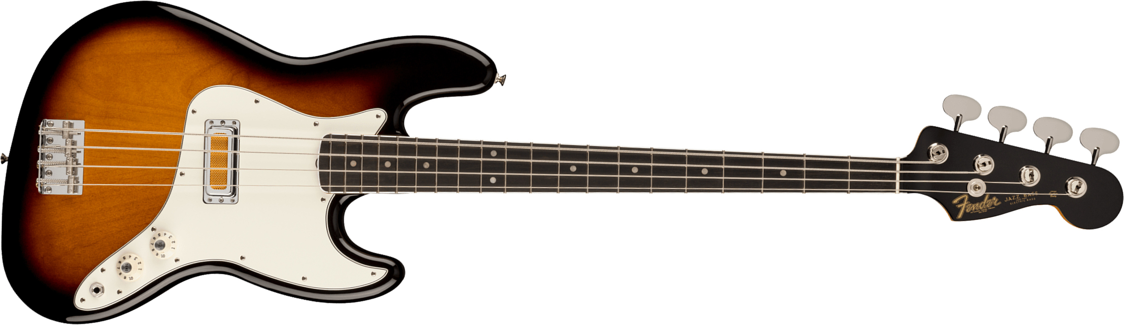 Fender Jazz Bass Gold Foil Ltd Mex Eb - 2-color Sunburst - Solid body elektrische bas - Main picture