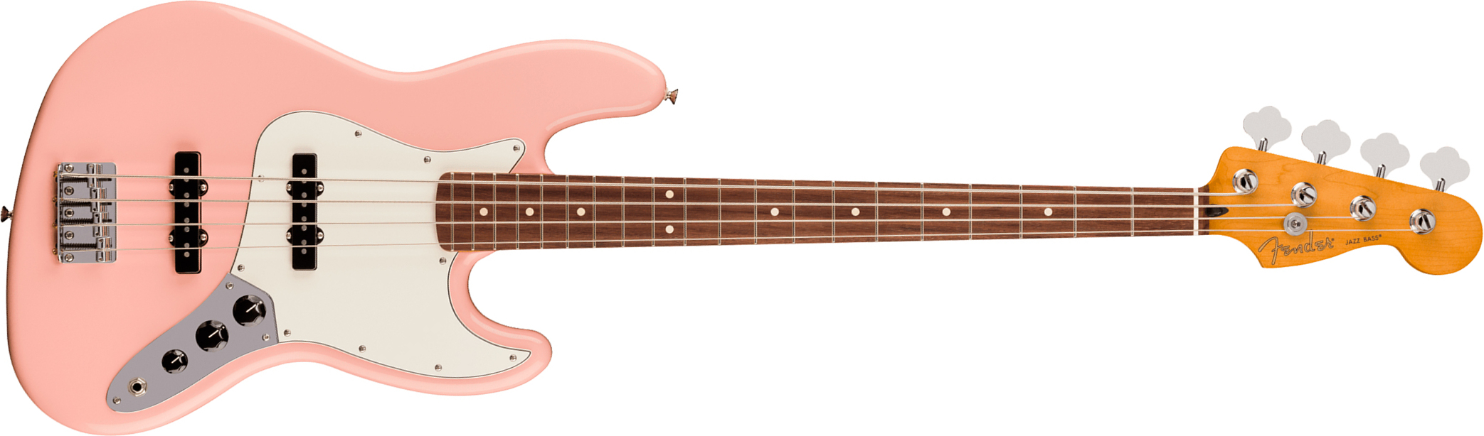 Fender Jazz Bass Player Ii Mex Ltd Rw - Shell Pink - Solid body elektrische bas - Main picture
